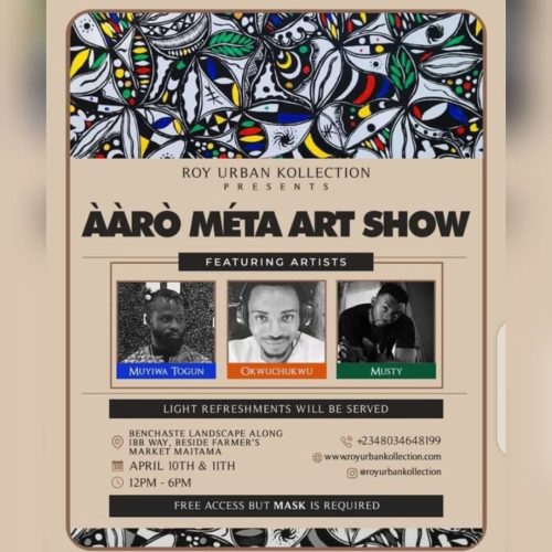 10 – 11 Apr. 2021, ÀÀRÒ MÉTA Art Show – Abuja