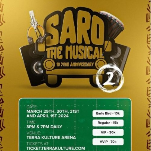 29-01 April. 2024, Saro The Musical 10 Year Anniversary