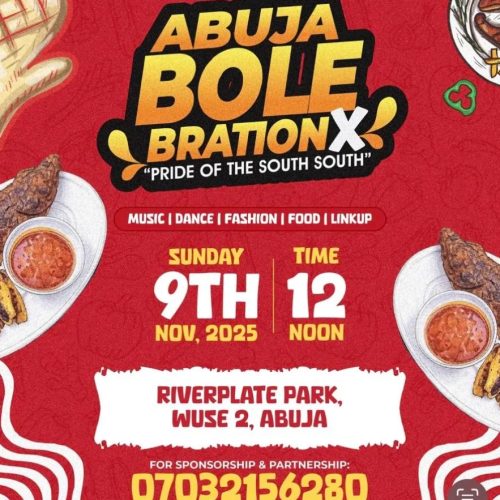 09 Nov. 2025, Abuja Bolebration X