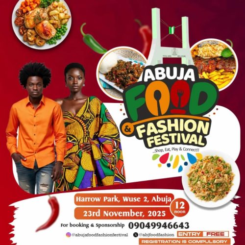 23 Nov. 2025, Abuja Food & Fashion Festival