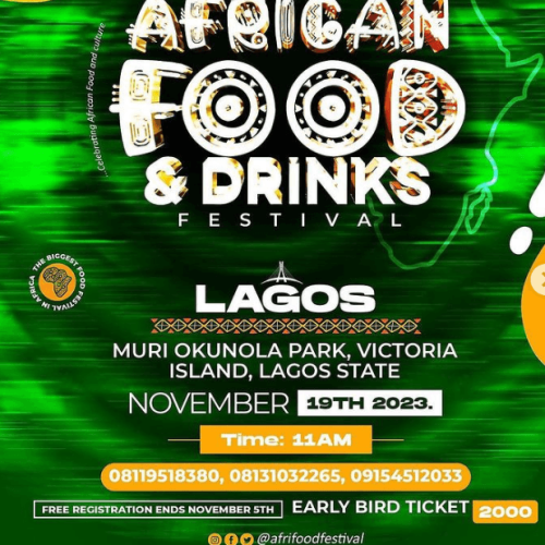 19 Nov. 2023, African Food & Drinks Festival