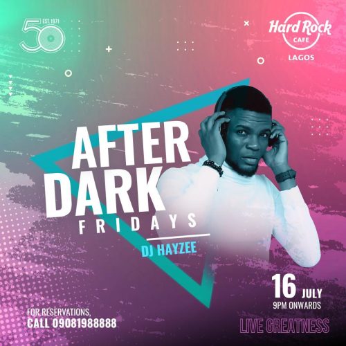 16 Jul. 2021, After Dark Fridays
