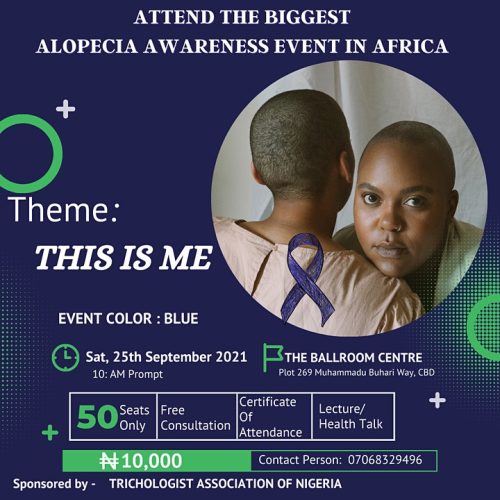 25 Sep. 2021, Alopecia Awareness – Abuja