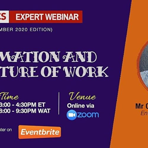 26 Sep. 2020, Automation and The Future of Work