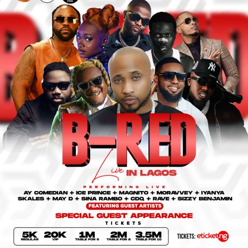 18 Dec. 2024, B-Red Live In Lagos