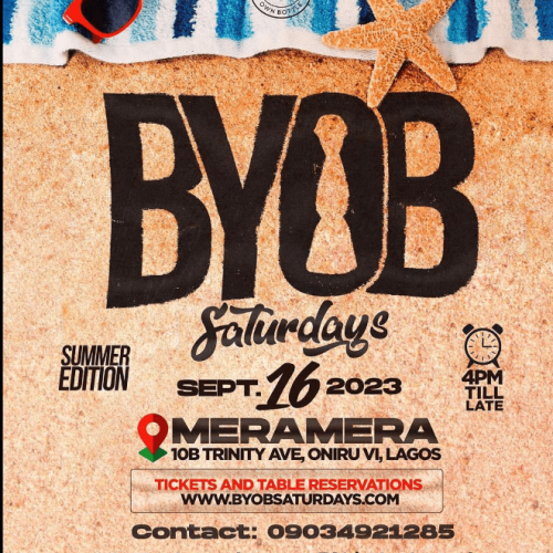 16 Sep. 2023, BYOB Saturdays