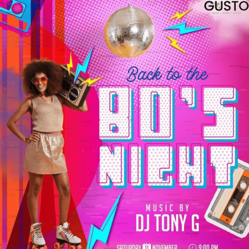 11 Nov. 2023, Back to the 80’s Night