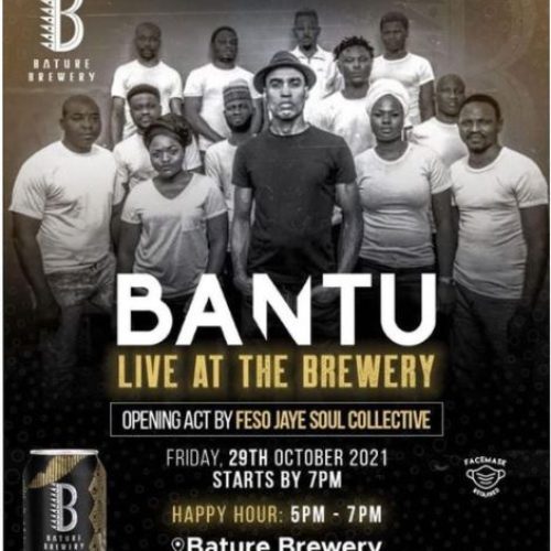 29 Oct. 2021, Bantu Live at The Brewery