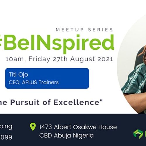 27 Aug. 2021, BeINspired Meetup Series – Abuja