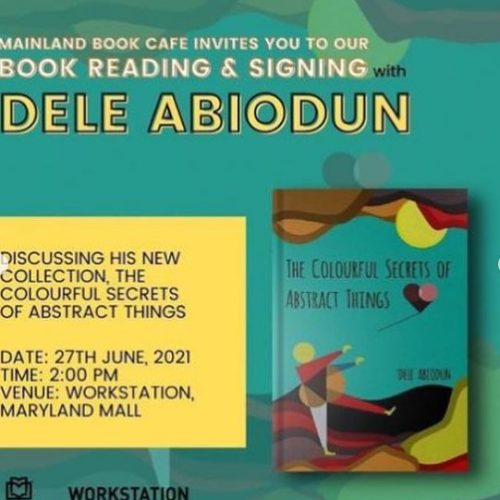 27 Jun. 2021, Booking Reading & Signing With ‘Dele Abiodun