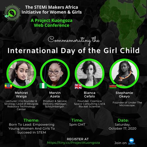 17 Oct. 2020, Born to Lead: Empowering Young Women And Girls To Succeed In STEM