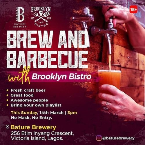 14 Mar. 2021, Brew & Barbeque With Brooklyn Bistro