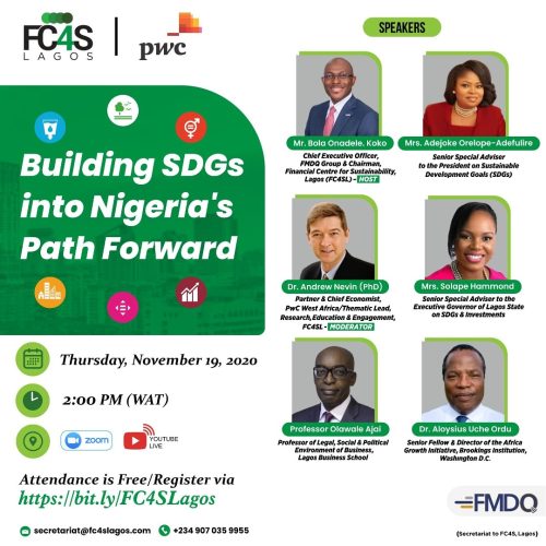 19 Nov. 2020, Building SDGs Into Nigeria’s Path Forward