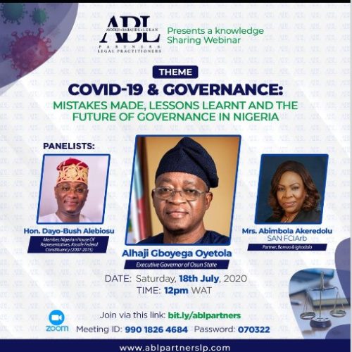 18 Jul. 2020, COVID-19 & Governance