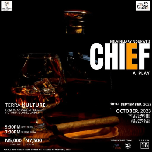 30 Sep. – 29 Oct. 2023, Chief – A Play