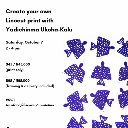 Create Your Own Linocut Print With Yadichinma Ukoha-Kalu