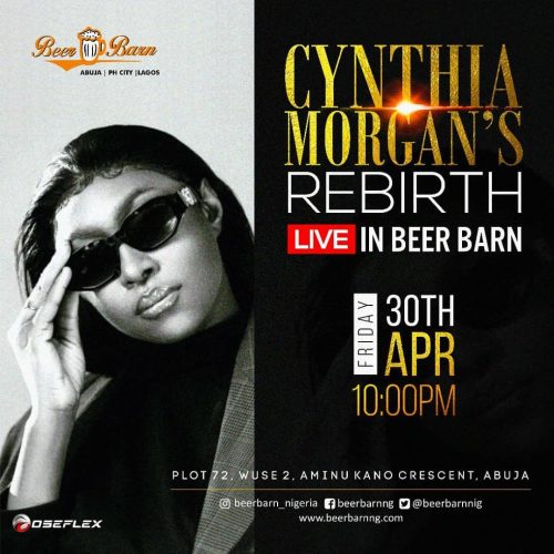 30 Apr. 2021, Cynthia Morgan’s Rebirth – Abuja