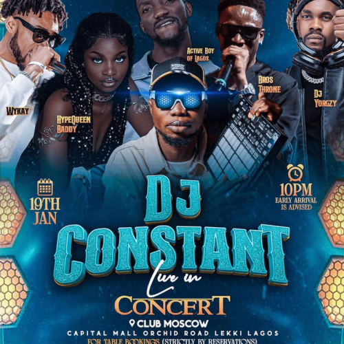 19 Jan. 2024, DJ Constant Live in Concert