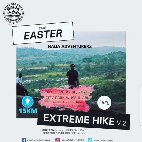 03 Apr. 2021, Extreme Hike v2 – Abuja