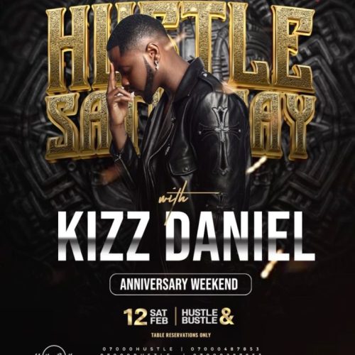 12 Feb. 2022, Hustle Saturday With Kizz Daniel – Abuja