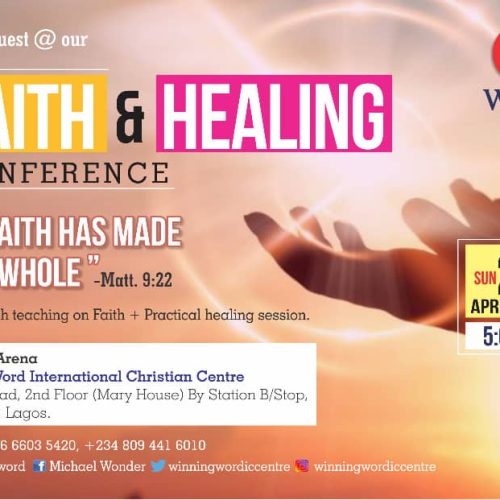 25 Apr 2021, Faith & Healing Conference