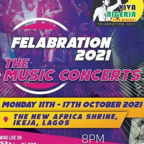 15 – 17 Oct. 2021, Felabration 2021