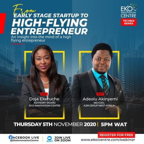 05 Nov. 2020, From Early Stage Startup To High-Flying Entrepreneur