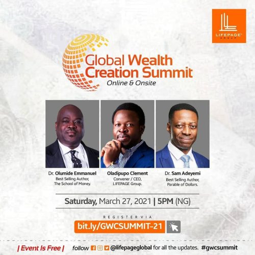 27 Mar. 2021, Global Wealth Creation Summit