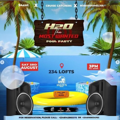 03 August. 2024, H20 The Most Wanted Pool Party