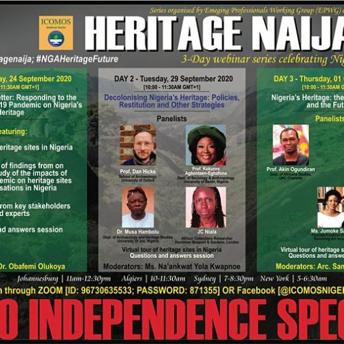 24 Sep – 01 Oct. 2020, Heritage Naija 1.0