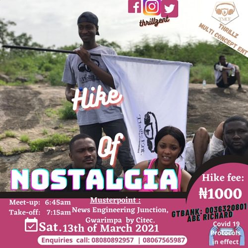 13 Mar. 2021, Hike of Nostalgia – Abuja