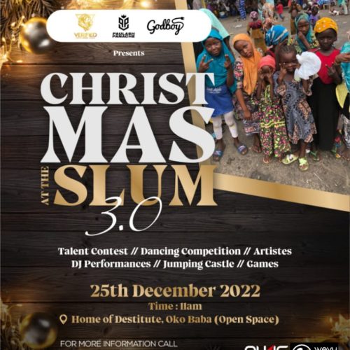 25 Dec. 2022, Christmas At The Slum 3.0