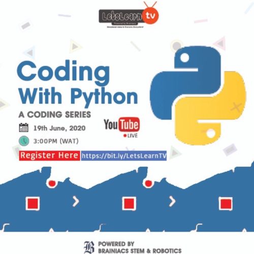 19 June 2020, Coding with python