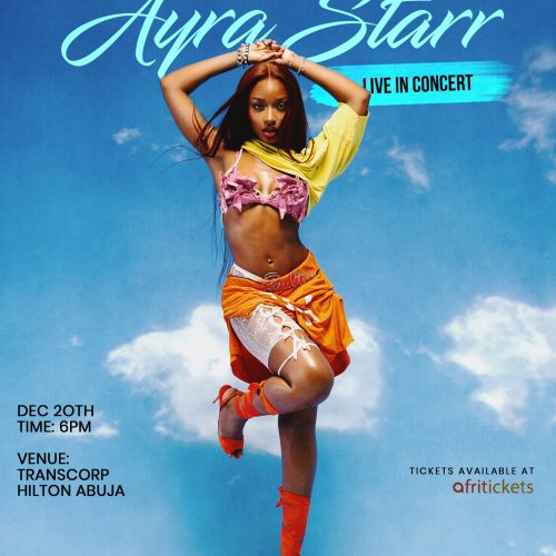 20 Dec. 2024, Ayra Starr Live in Concert – Abuja