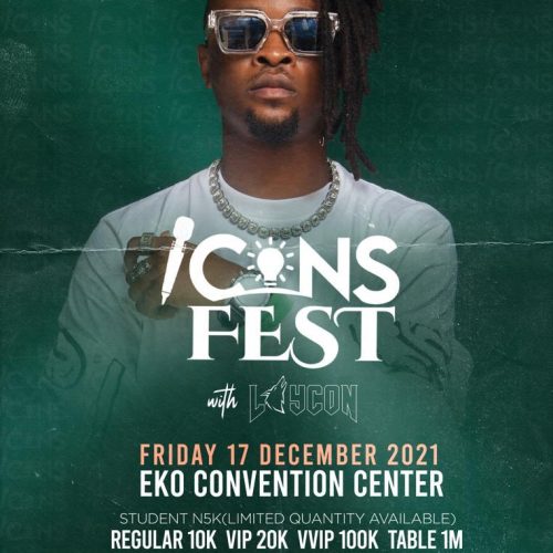 17 Dec. 2021, Icons Fest With Laycon