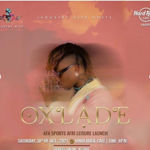 30 Oct. 2021, Industry Nite With Oxlade