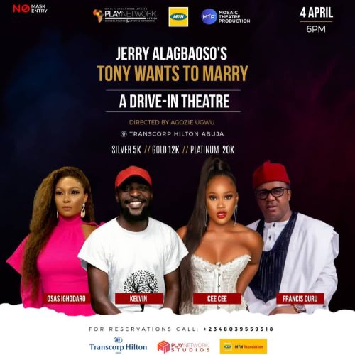 04 Apr. 2021, Jerry Alagbado’s Tony Wants to Marry – Abuja