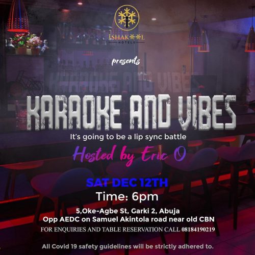 12 Dec. 2020, Karaoke & Vibes – Abuja