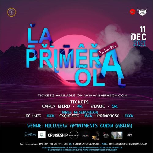 11 Dec. 2021, La Primera Ola – Abuja