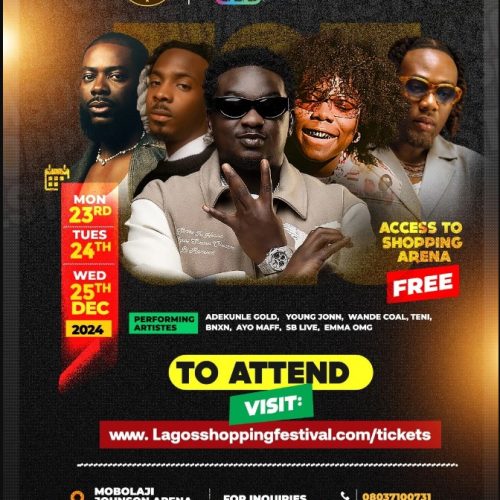 23 – 25 Dec. 2024, Lagos Shopping Festival