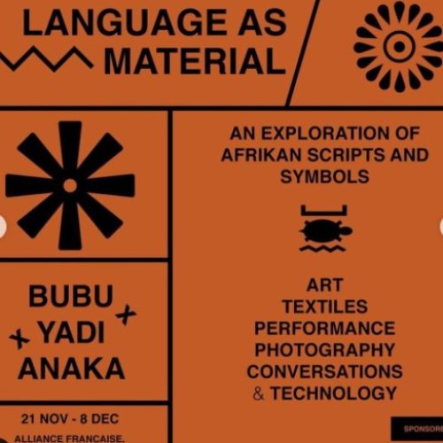 21 Nov. – 08 Dec. 2021, Language As Material