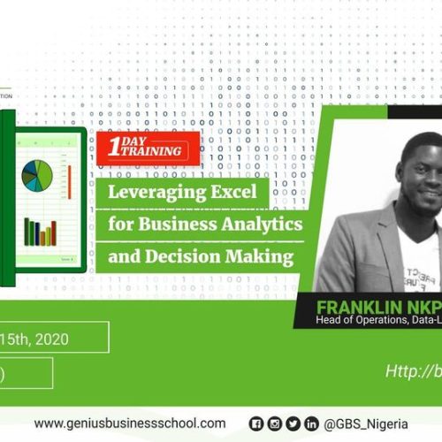 15 Sep. 2020, Leveraging Excel For Business Analytics And Decision Making