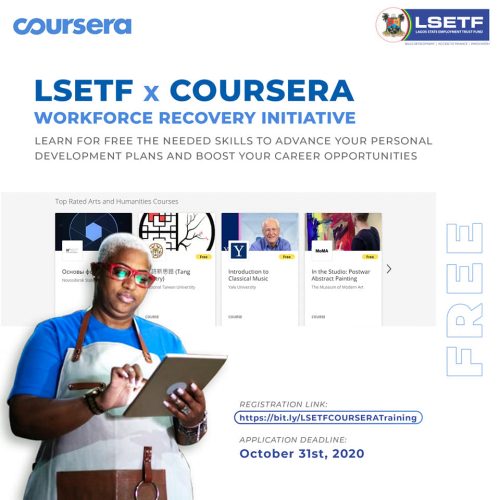 31 Oct. 2020, Lstef X Coursera: Workforce Recovery Initiative