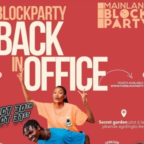 30 & 31 Oct. 2021, Mainland Block Party