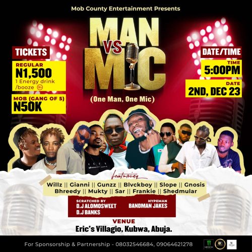 02 Dec. 2023, Man Vs Mic – Abuja