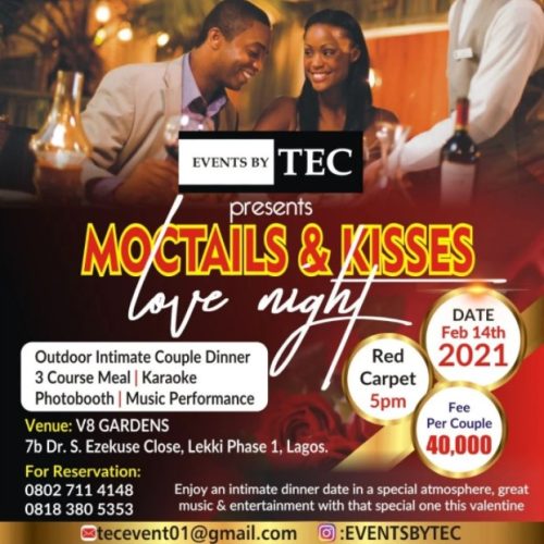 14 Feb. 2021, Mocktails & Kisses