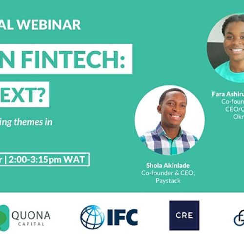 17 Sep. 2020, Nigerian Fintech: What’s Next?