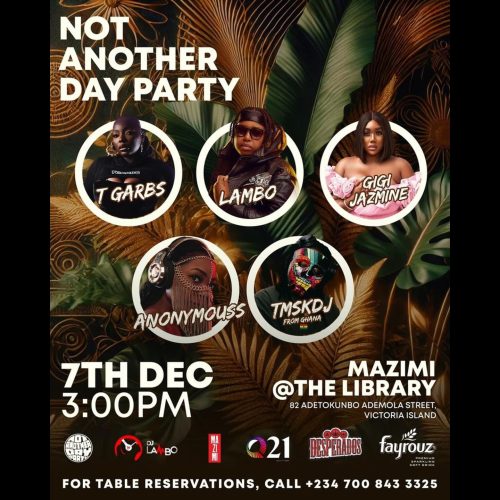 07 Dec. 2024, Not Another Day Party