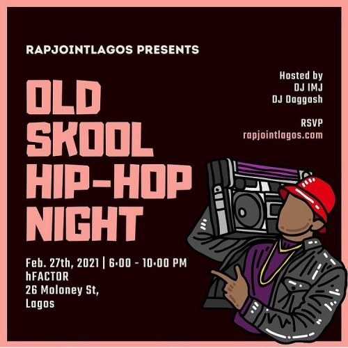 27 Feb. 2021, Old Skool Hip-Hop Night