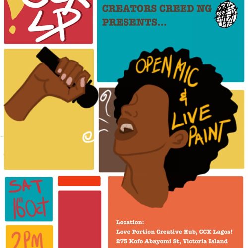 16 Oct. 2021, Open Mic & Live Painting